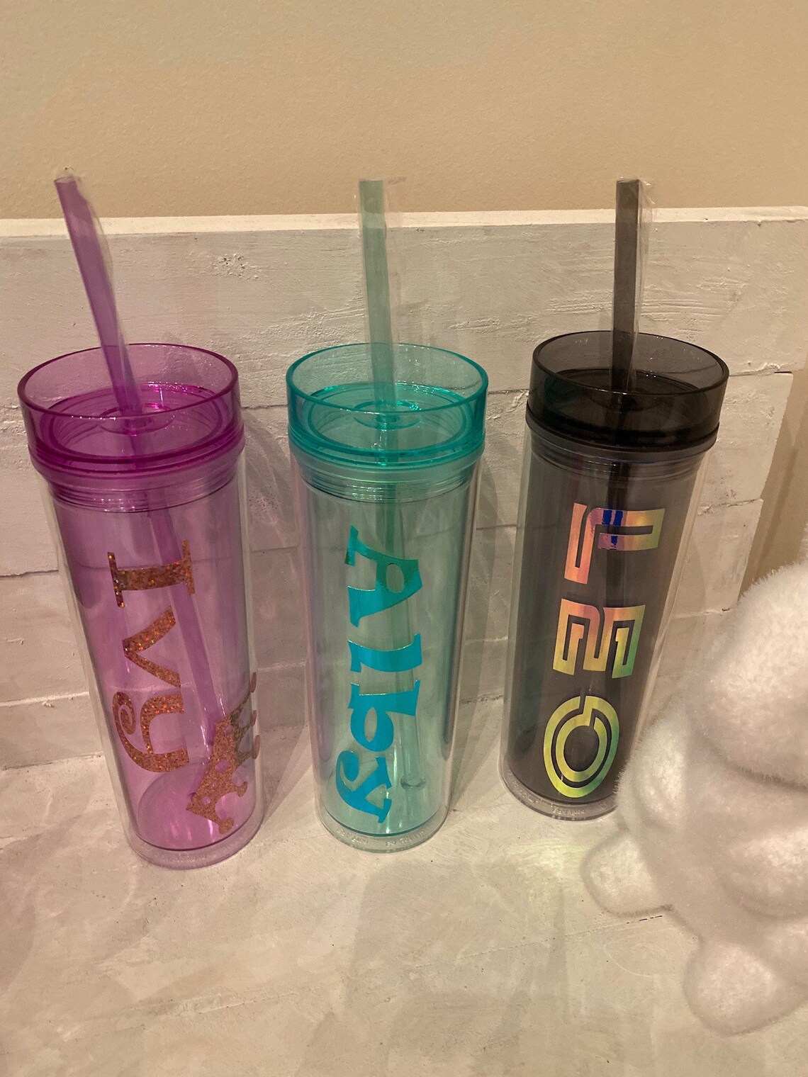 Personalized Acrylic Tumbler 16oz 480mls Double Walled Etsy Australia