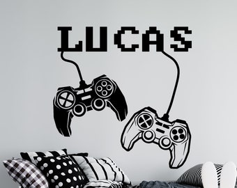 Videospiel Wandtattoo Jungenzimmer: 3D Aufkleber Kinderzimmer Wandtattoo Kinderzimmer Wanddeko Kinderzimmer Wandtattoo Kinderzimmer