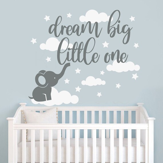 baby nursery elephant wall decals