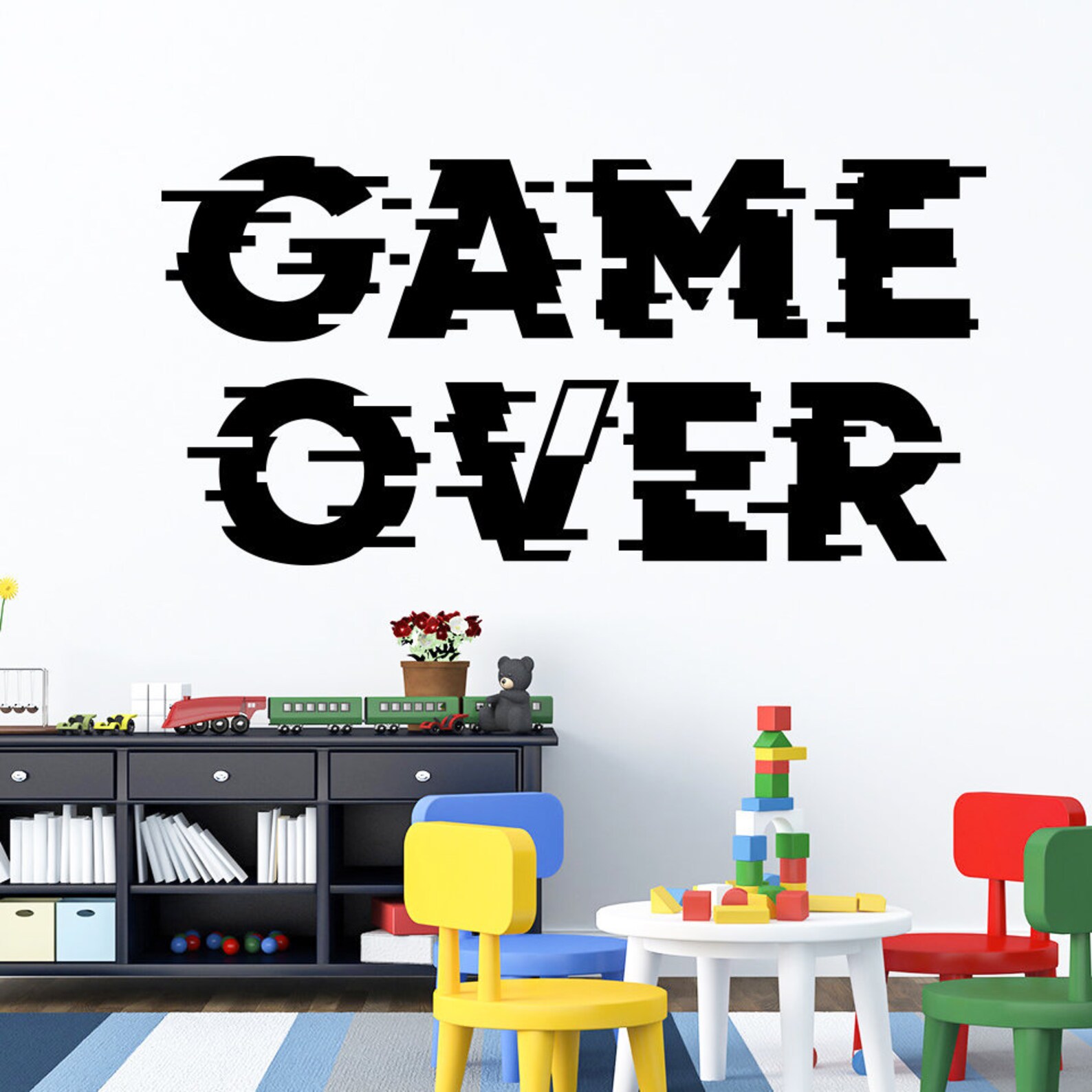 All over a game. Game over Wall. Game over. Game over Lime.