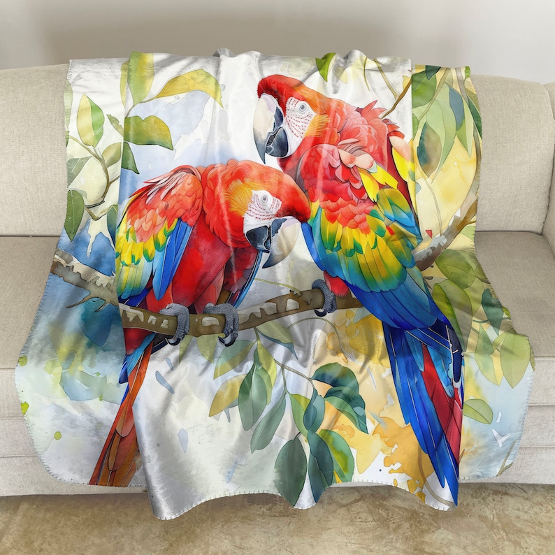 Sherpa Snood - Tropical Macaw - Tealwing