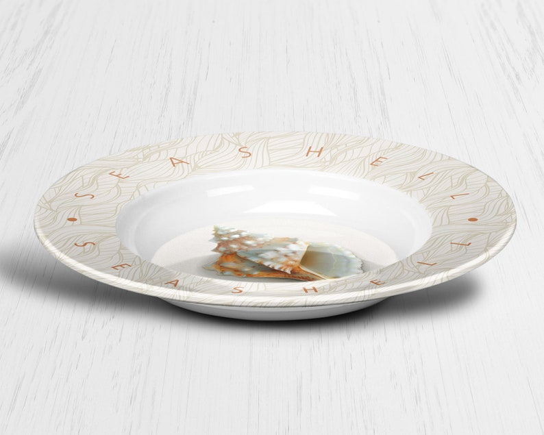 Unbreakable Tropical Outdoor Tableware No Melamine Beach Outdoor Bowl Microwave Safe Polymer Plastic Dinnerware Conch Seashell Bowl Bowls Home Living Commentfer Fr