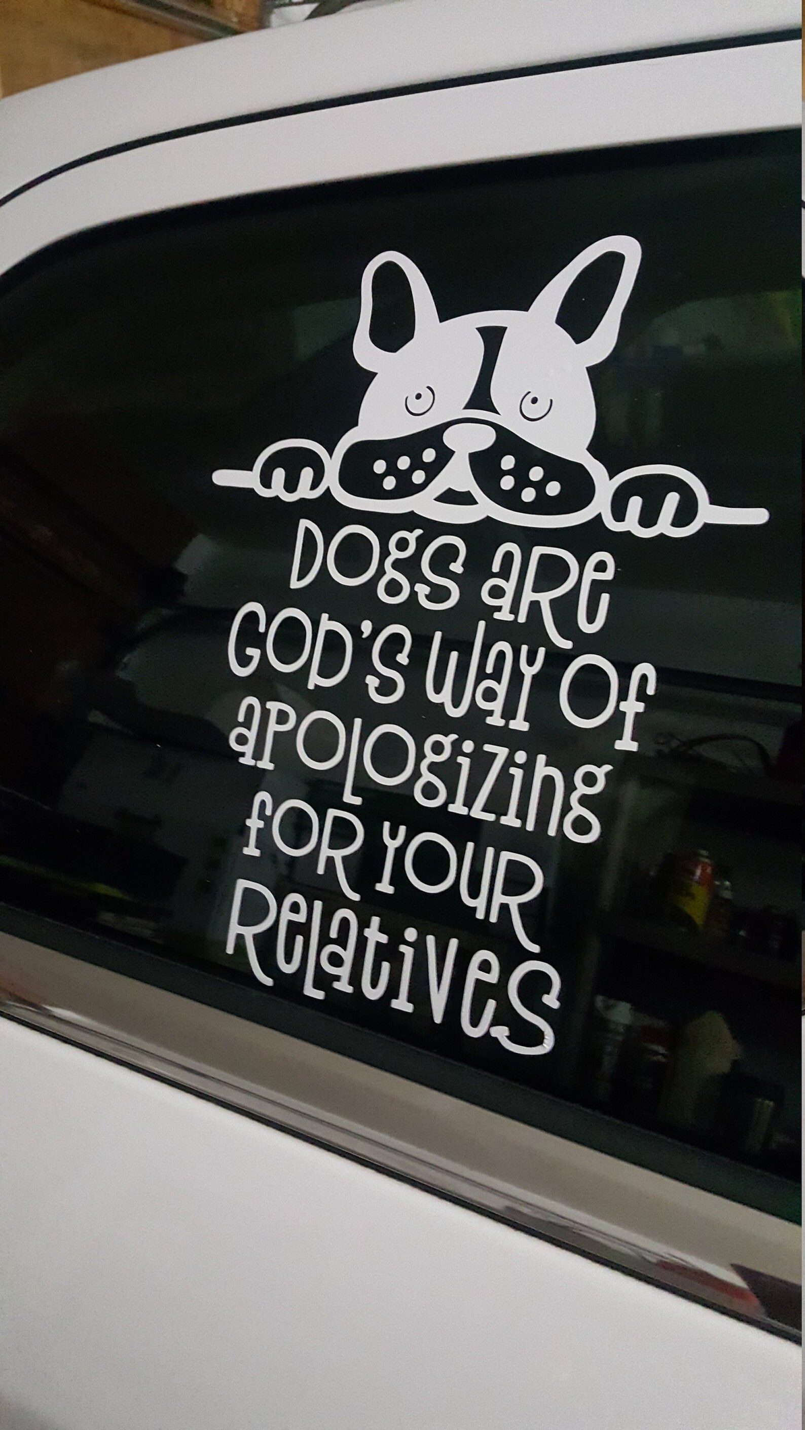 Funny Pet Quote Car Decal Dog Decal Pet Decal Mirror Etsy