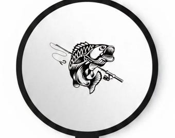 Fish On Decal | Glossy Vinyl Sticker for Cars, Laptops