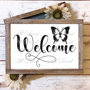 Bienvenido SVG / SVG Archivo / Bienvenido SVG Diseños / Archivos de corte para Cameo, Circuito, Descarga Digital Instantánea / Todas las Decal