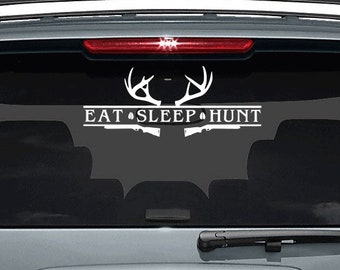 Hunting Decals For Trucks | Deer Hunting Decal | Eat Sleep Hunt