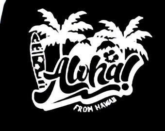 Autosticker Aloha From Hawaii | Glanzende vinylsticker