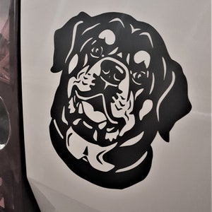 Rottweiler Car Decal | Dog Decal | Laptop Decal | Mackbook Decal