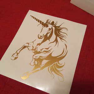 Unicorn Horse Decal | Equestrian Decal | Horse Sticker | Car Decal | Laptop Decal