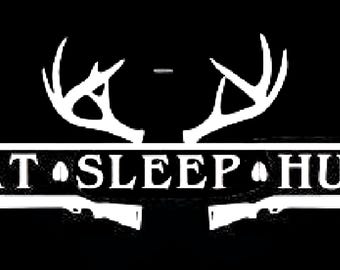 Hunting Decals For Trucks | Deer Hunting Decal | Eat Sleep Hunt