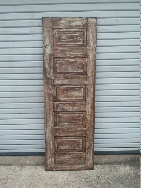 Pantry Door Old Wood Door Kitchen Pantry Door 5 Panel Door 5 Pocket Door Farmhouse Pantry Door 24 Inch Door Rustic 24 X 72