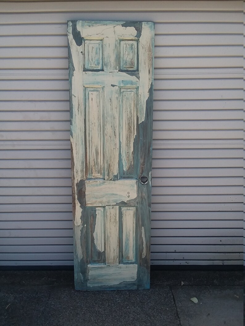 Distressed Door Distressed Pantry Door Kitchen Pantry Door Etsy