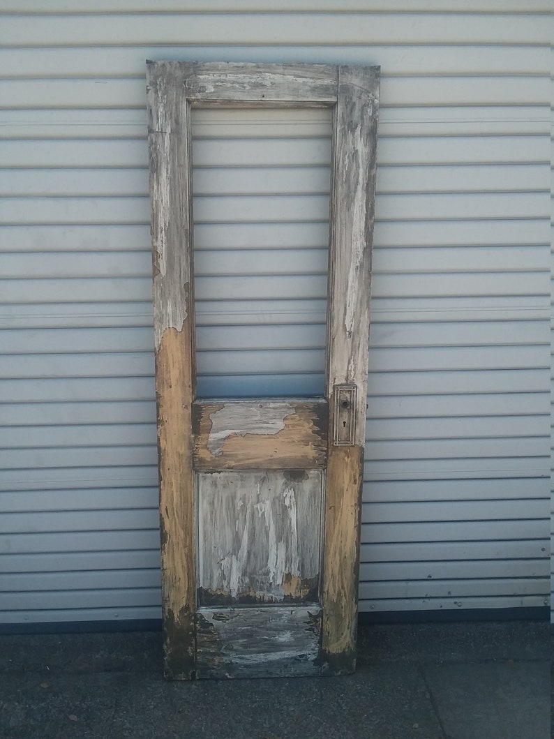 Pantry Door Distressed Door Kitchen Pantry Door Farmhouse Etsy