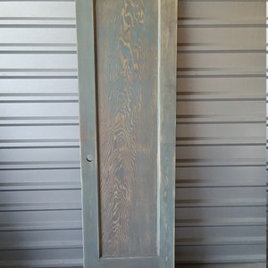 Reclaimed Vintage Door, Rustic Door, Old Door, Pantry Door, Farmhouse Door, Single Panel Door, Architectural Salvage, 23 3/4&quot; x 77.5&quot;