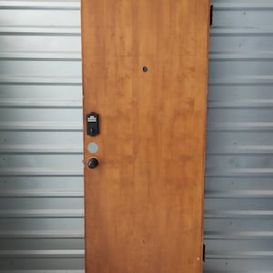 Old Vintage 1955 Mid Century Exterior Door, Mid Century Modern Door, MCM, Architectural Salvage, 30&quot; x 79&quot;