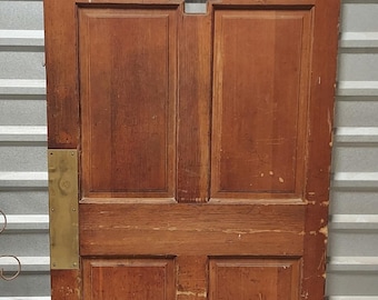 Antique Butler's Door: Repurposed Architectural Salvage (34" x 76 1/4")