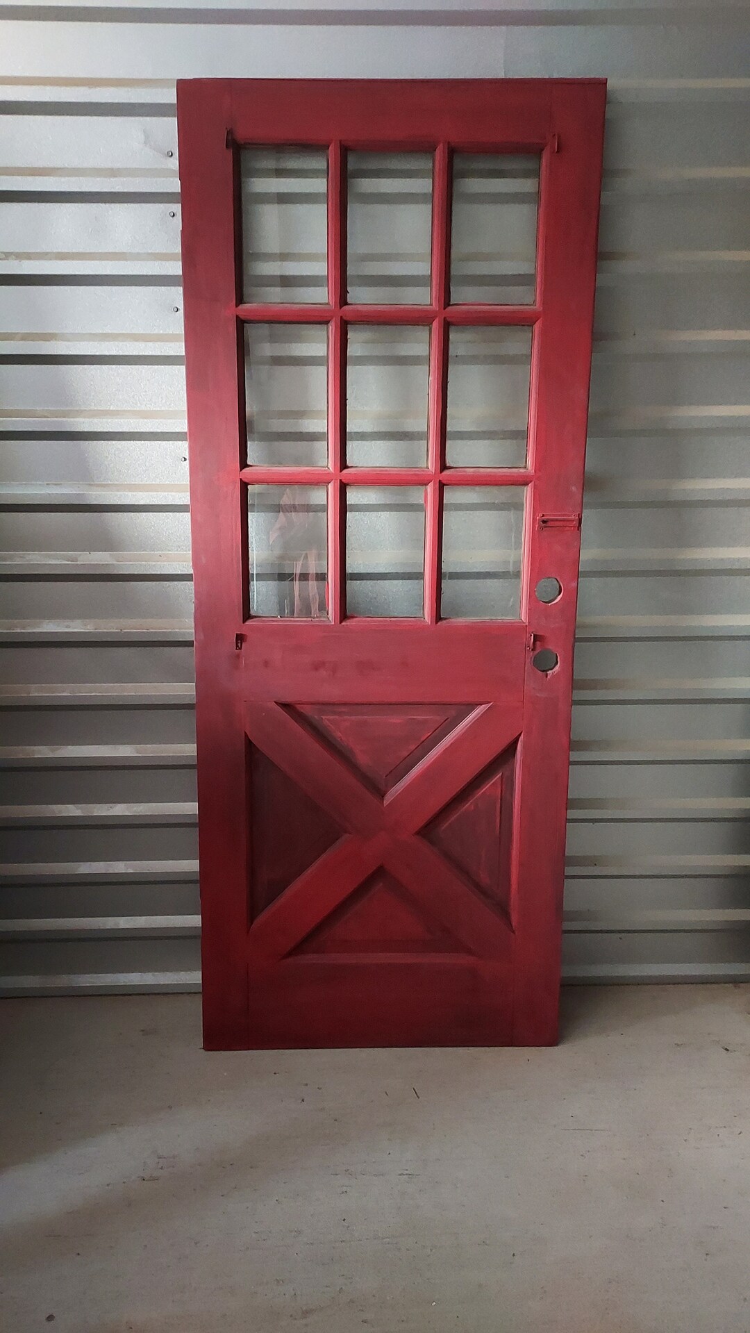 Old Vintage Entry Door, Mid Century Reclaimed 32