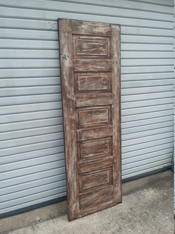 Pantry Door Old Wood Door Kitchen Pantry Door 5 Panel Door 5 Pocket Door Farmhouse Pantry Door 24 Inch Door Rustic 24 X 72