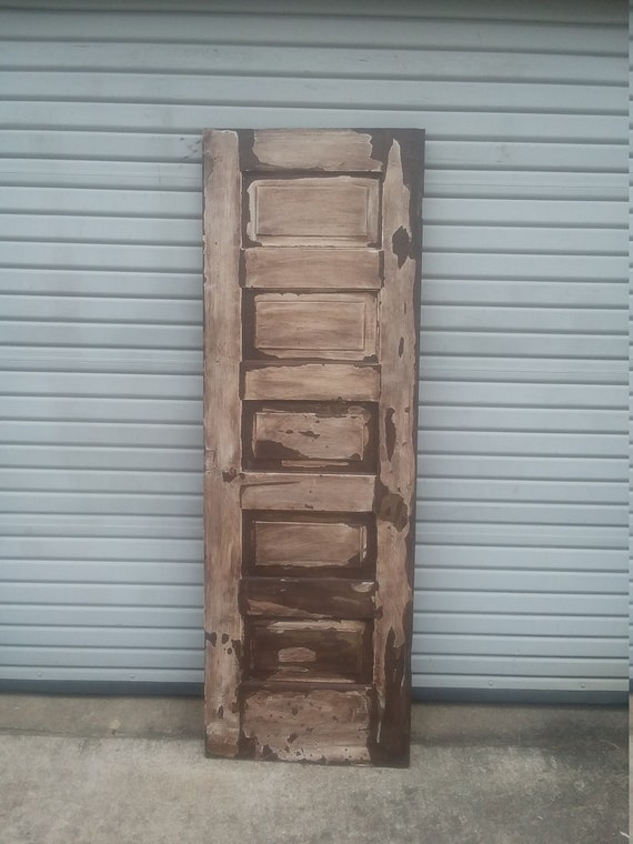 Pantry Door Rustic Door Farmhouse Door Antique Door Old Door Distressed Door Door Backdrop Photo Prop Door 5 Panel Door 24 X 72