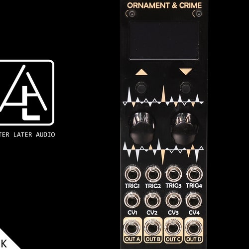Micro Ornament and Crime uo_c Eurorack Module Custom Black Etsy