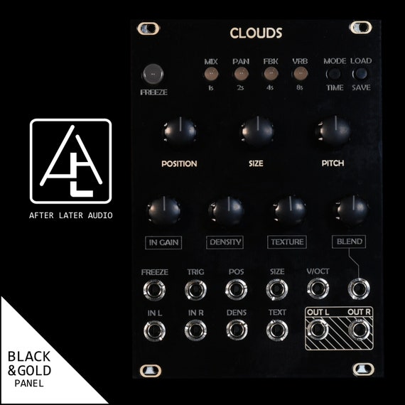 Mutable Instruments Clouds Clone Eurorack Modul Custom Black/Gold 