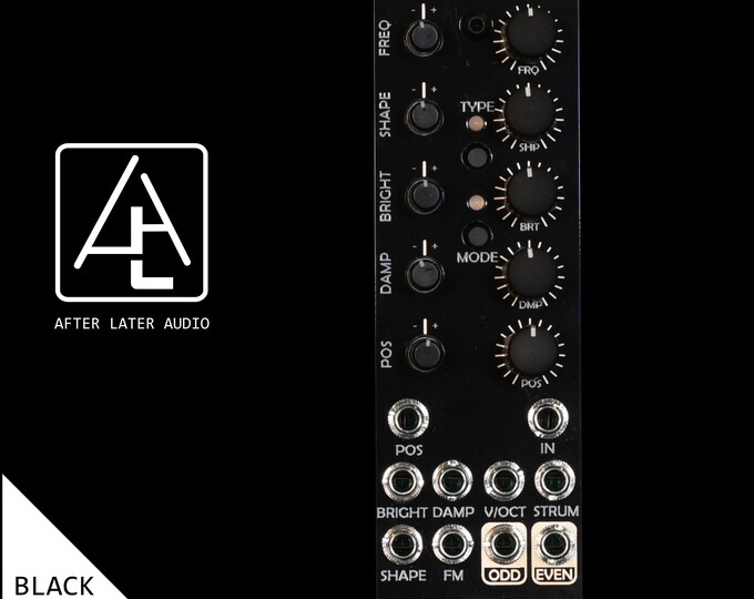 Mutable Instruments Rings Eurorack Synth Resonator Clone Module black