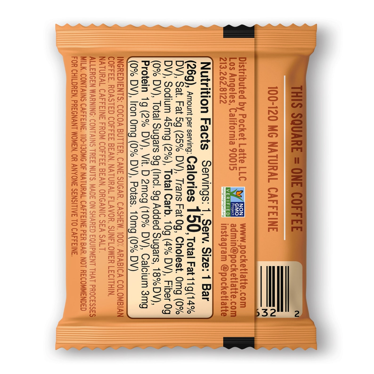 Pocket Latte Hazelnut Coffee Bar Etsy