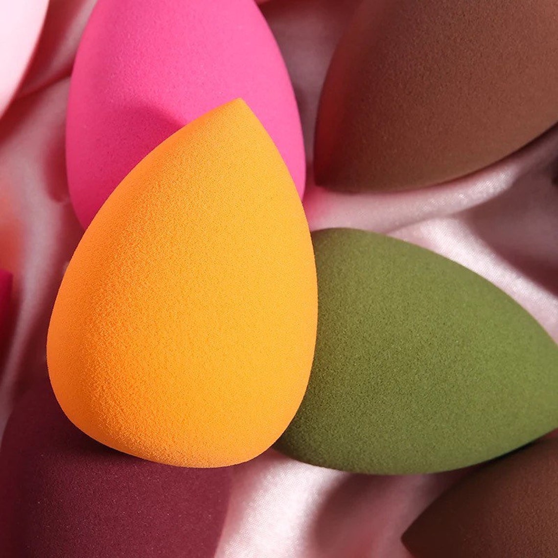 3 Piece Teardrop Beauty Blender Makeup Sponge Set Etsy
