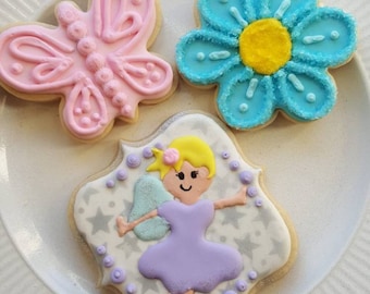 Fairy garden cookies