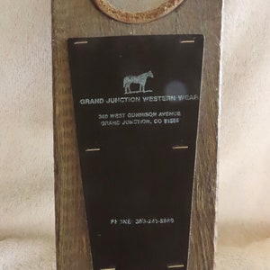 Vintage Wooden Boot Jack - Boot Remover - Hand Made