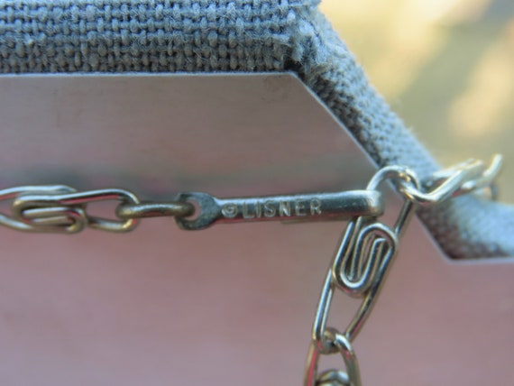 1950's Lisner Silver Toned  Pink and Rose Lucite … - image 3