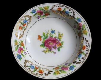 1930's Noritake Dresdena Rimmed Dessert/Berry Bowl - Japan