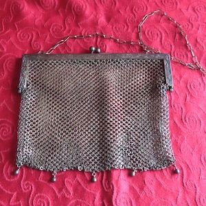 Victorian German Silver Mesh/Chainmail Handbag