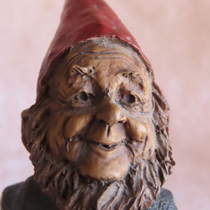 1987 Thomas Clark Cairn Studio Hand Cast Gnome - Rep - Signed - COA