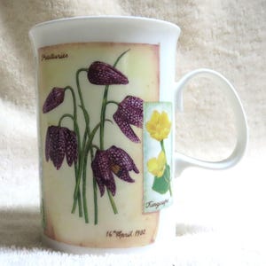 Dunoon Fine Bone China Coffee/Tea Mug - Wild Flower Studies - Richard Partis Design