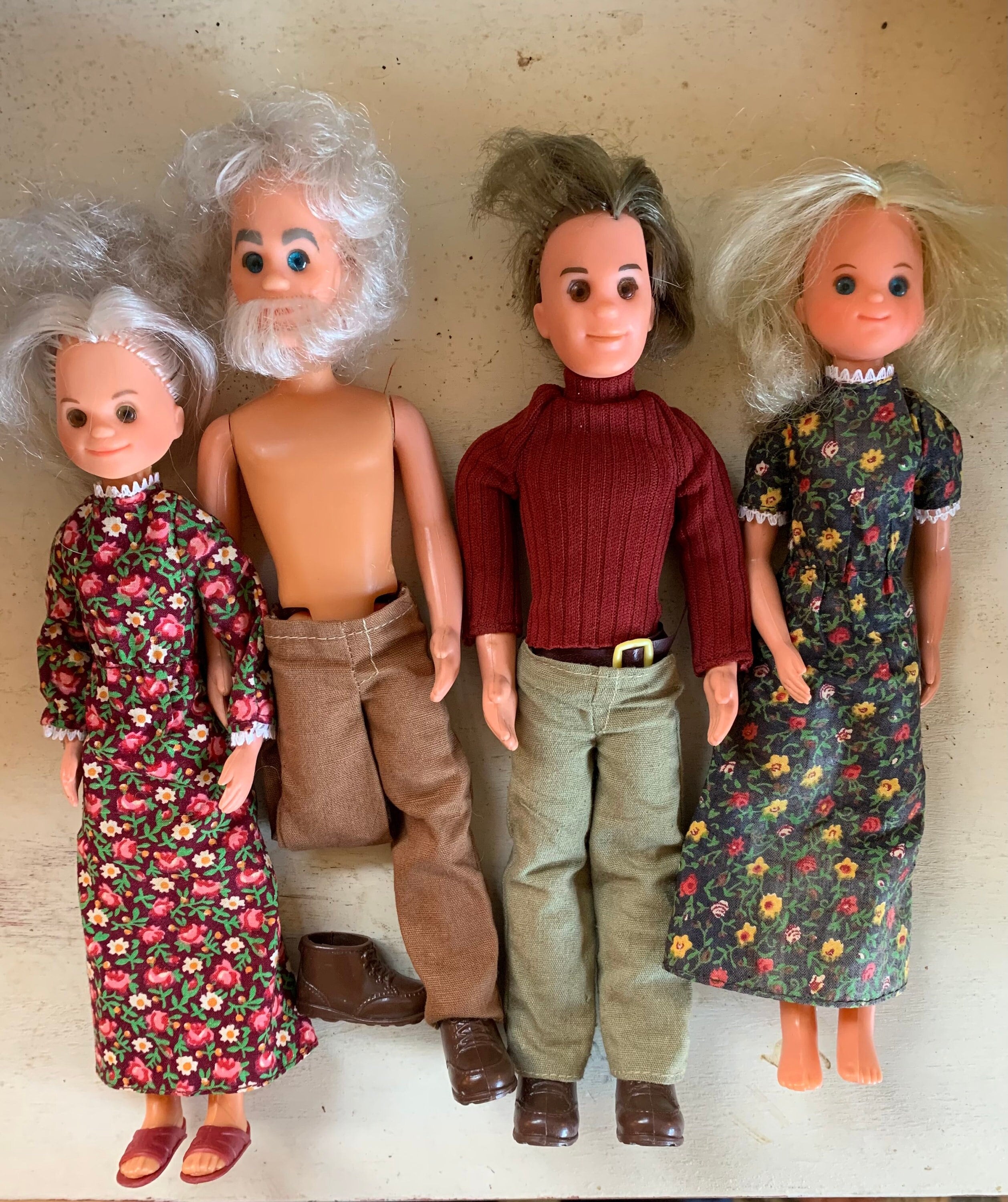 Mattel Family, Sunshine baby, Mother, Growing Up Skipper, and Ken