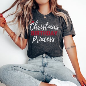 December Birthday Shirt, Christmas Birthday Shirt, Holiday Birthday Gift Idea, Merry Birthday, Capricorn Birthday Queen,Happy Merry Birthday