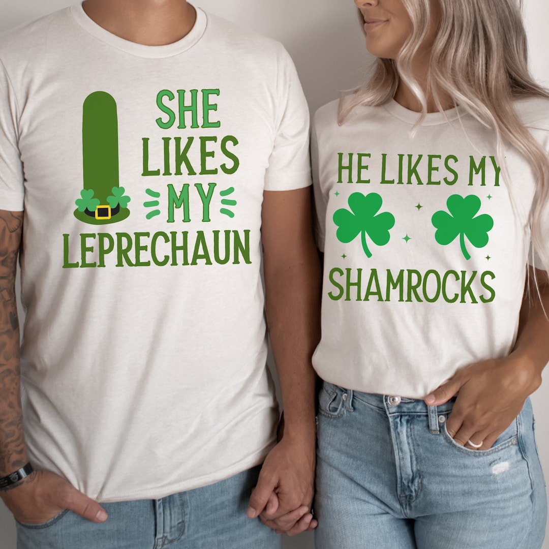 St. Patty's Day Couple Shirt, Funny St Patrick's Day T-shirt, Funny ...