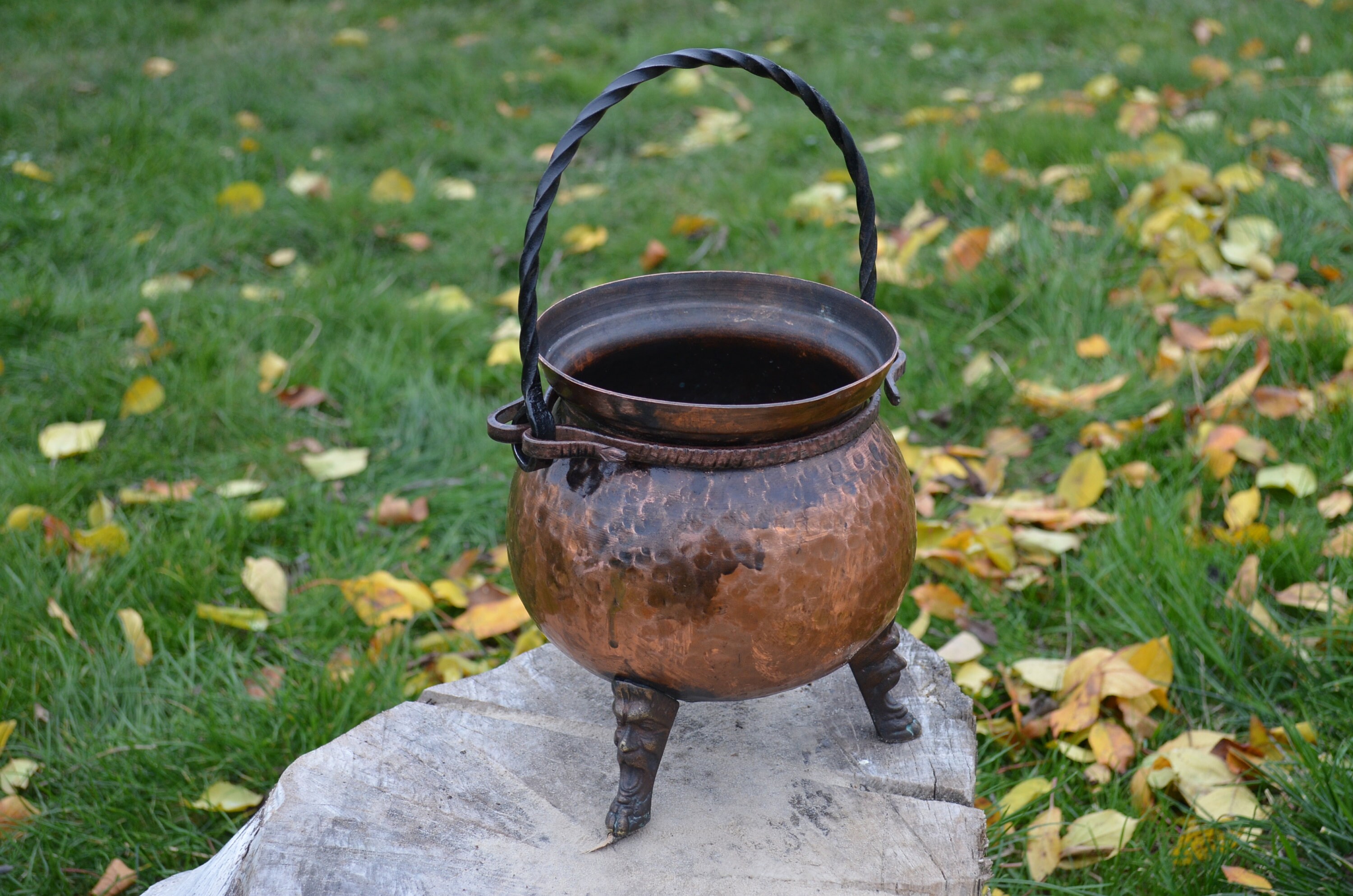 Vintage Cauldron Witch Antique Copper Cauldron Witches Etsy