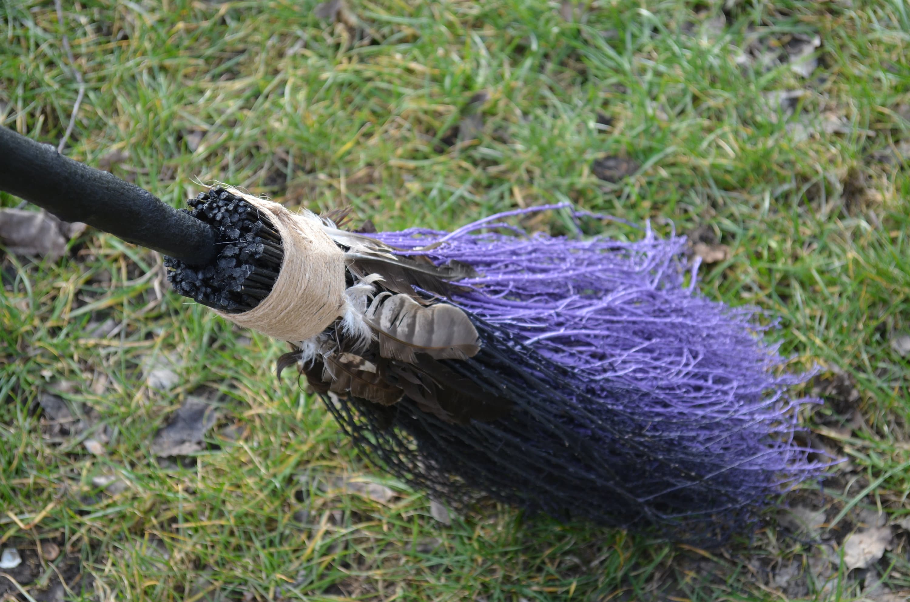Witch Broom Wicca Pagan Broom Ritual Witch Black and Etsy