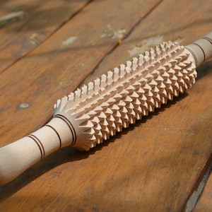 Manual acupressure made wood, relax massage device reflexology massage health tool relax massage gift