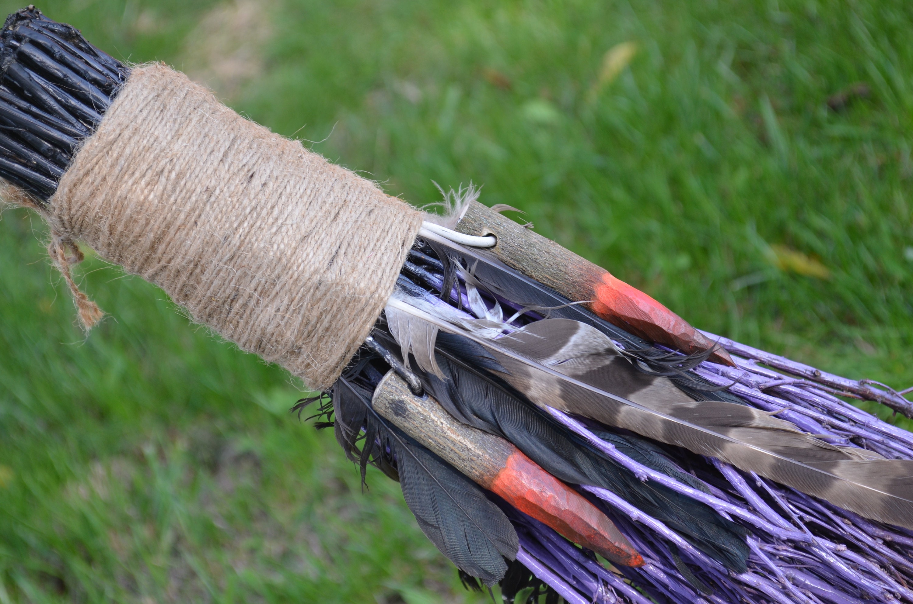 Witch's Wiccan Broom / Wedding Broom Jumps Witch's Etsy Singapore
