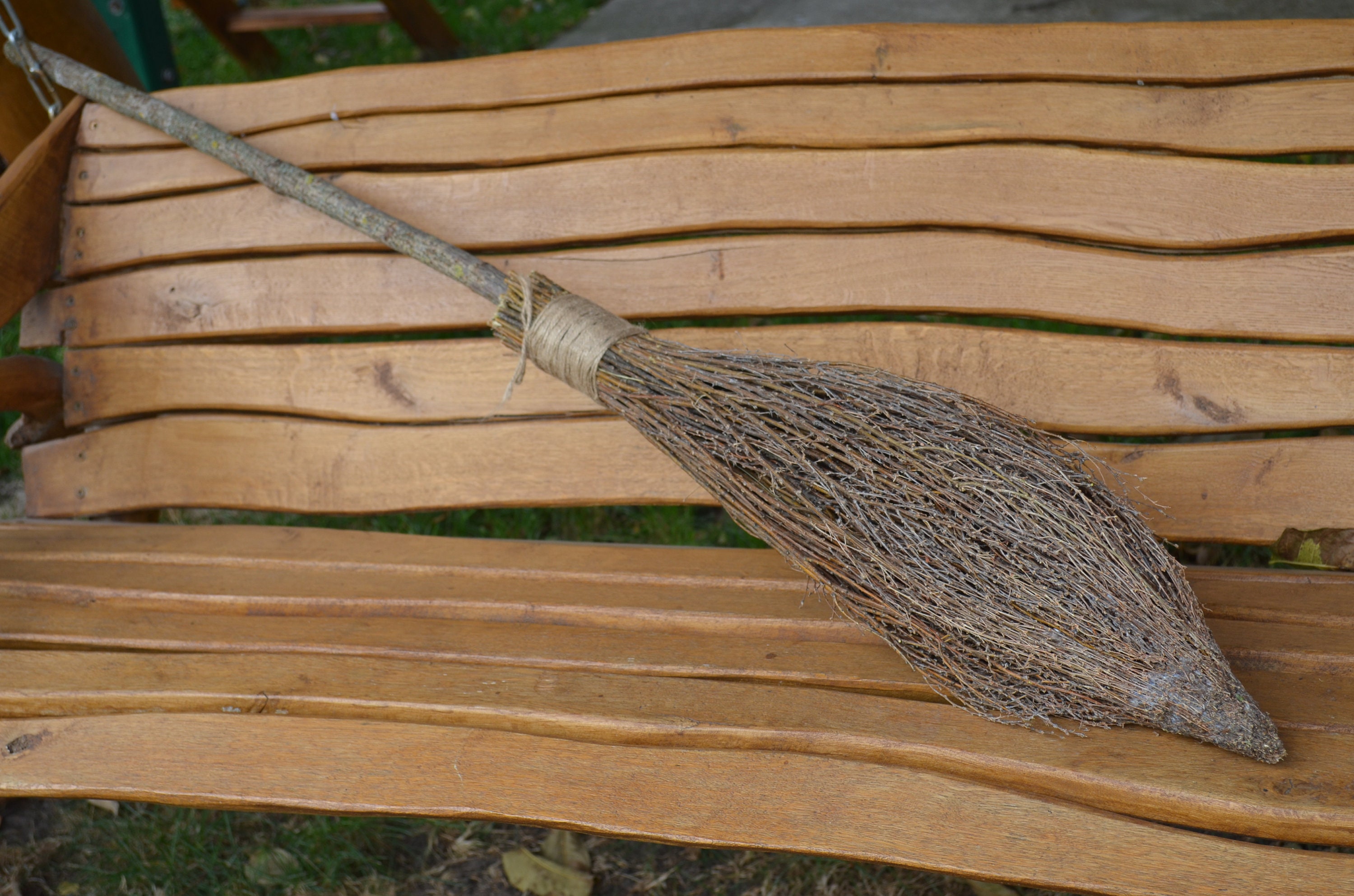 Wizard broom Natural Witches Broom broomstick masquerade Etsy
