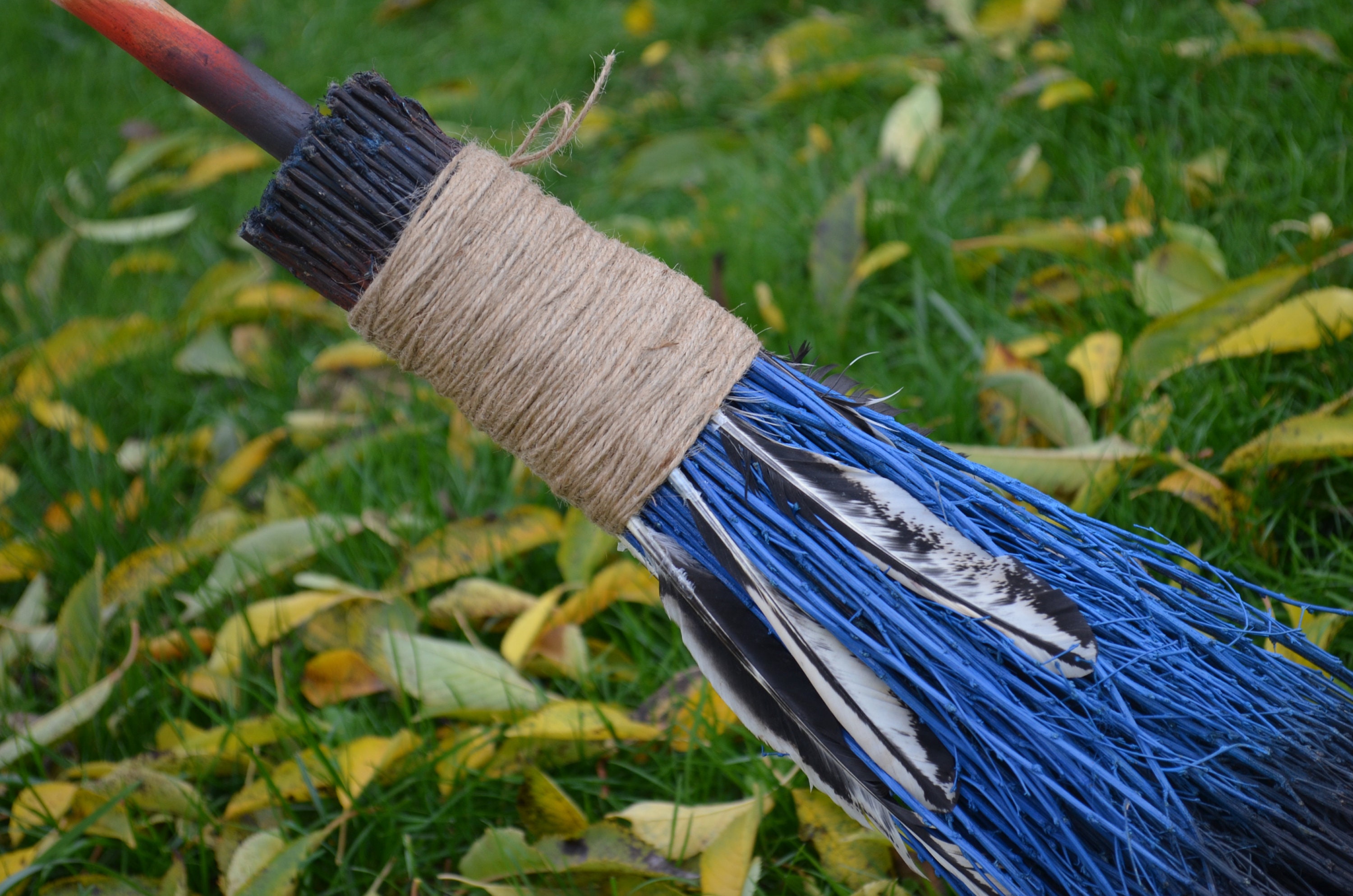 Real Witch's Broom / Pagan Besom / Halloween Pagan Broom Etsy Canada