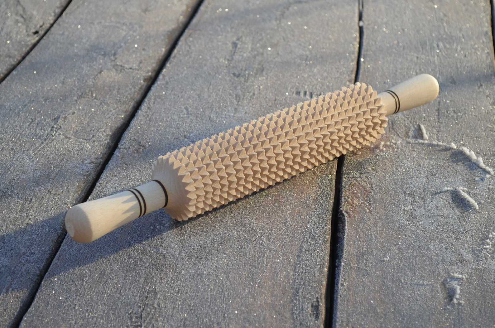 Wooden Handheld Massager Relax Massage Device Reflexology Etsy