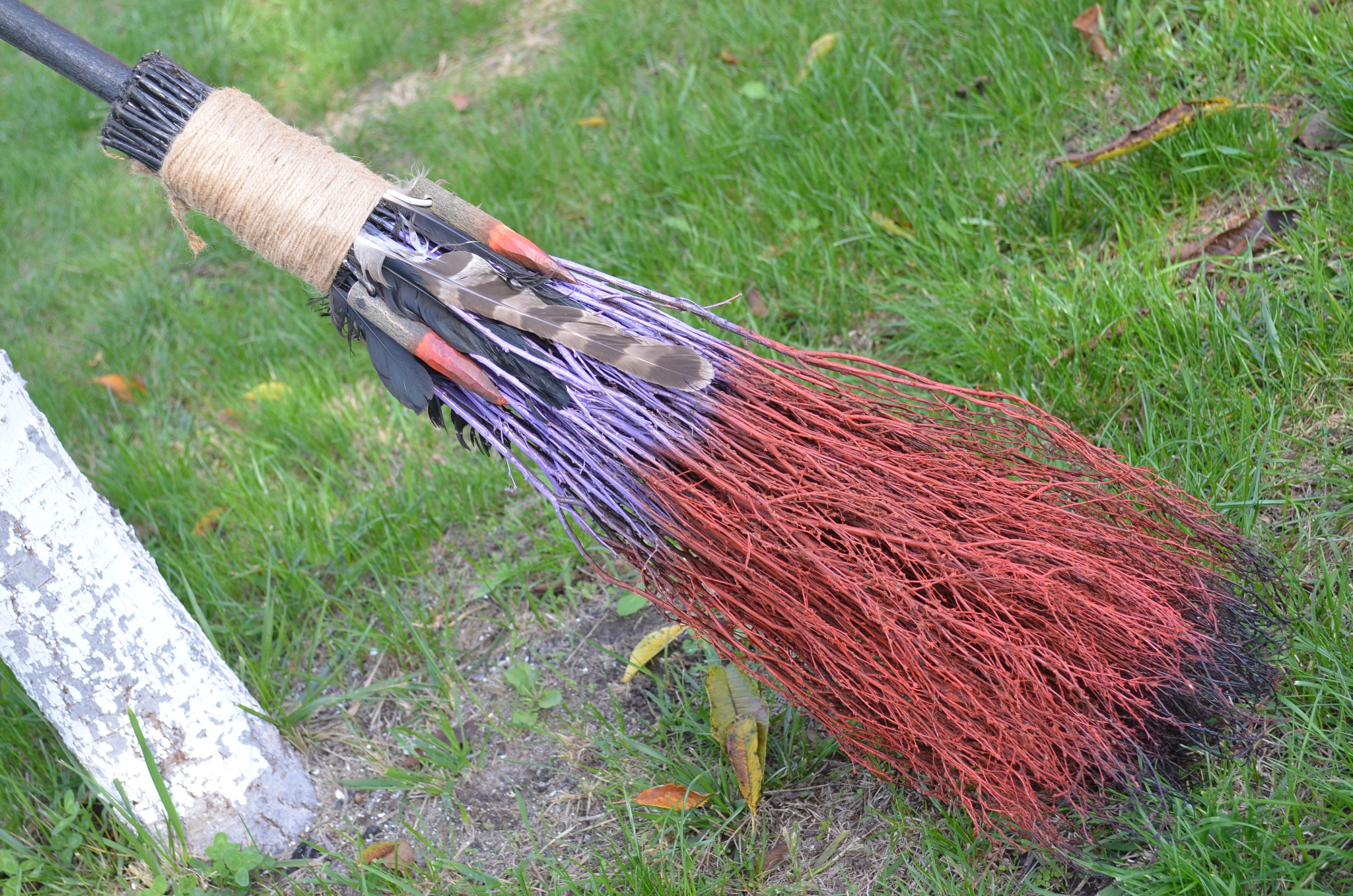 Witch's Wiccan Broom / Wedding Broom Jumps Witch's Etsy Singapore