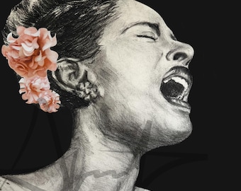Billie Holiday Fine Art Print