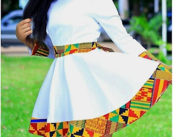 short flay ankara gowns