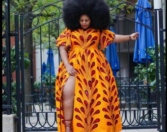 plus size formal african dresses