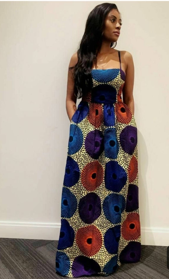 Wax Imprime Africain Mode Africaine Robe Africaine Tenue Etsy France